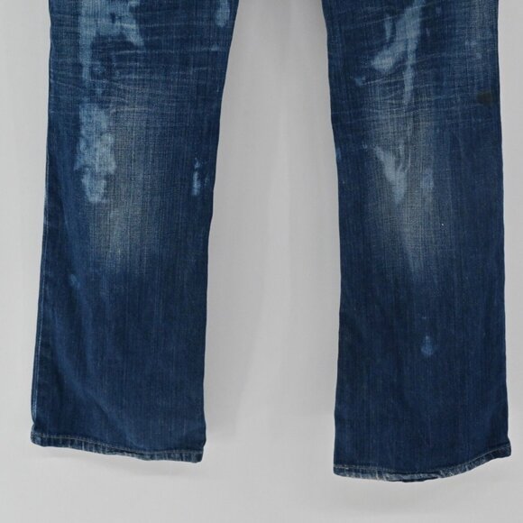 JOES JEANS Jeans Womens Size 26 Dark Bleach Wash Bootcut Low Rise Stretch Grunge - Picture 7 of 13